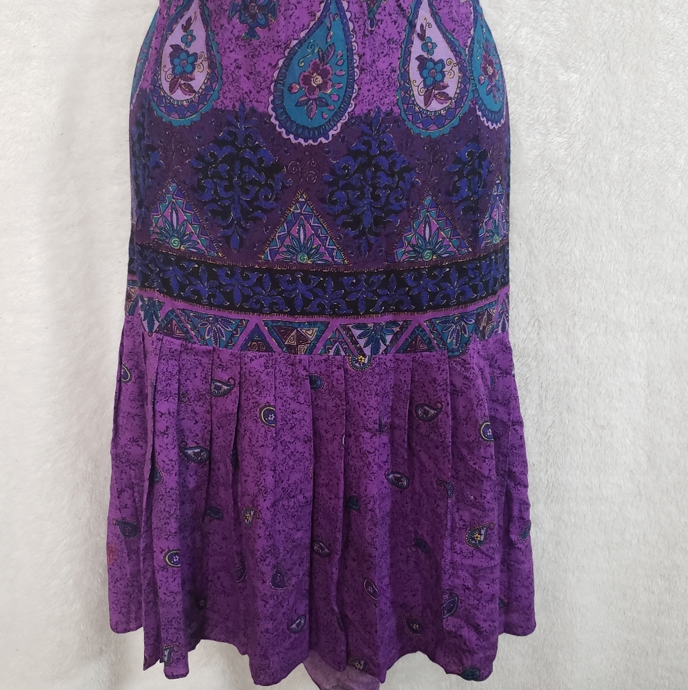 Kwai Vintage 2pc Y2k purpura floral size 6 - Picture 6 of 8